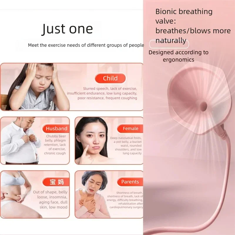 Deep Breathing Trainer Lightweight Practical Abdominal Exerciser