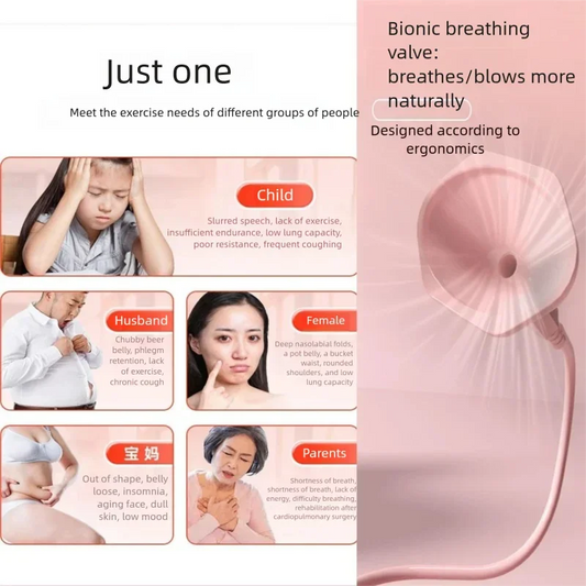 Deep Breathing Trainer Lightweight Practical Abdominal Exerciser