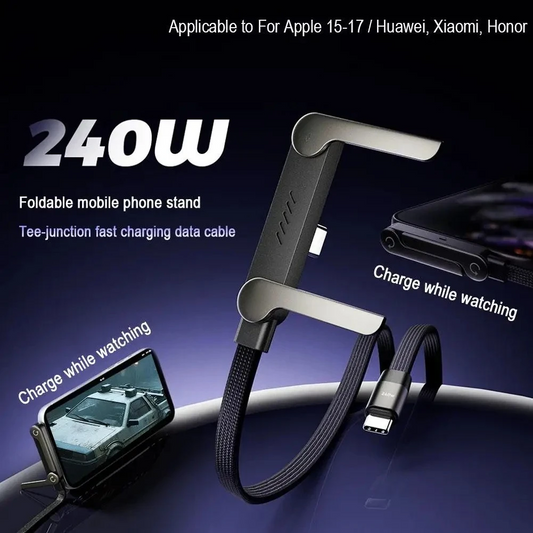 240W 2-in-1 C to C Ultra Fast Charging Cable-1.5 Meter