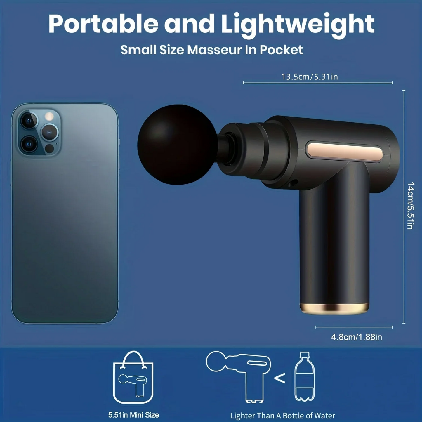 Portable Massage Gun-Rechargeable