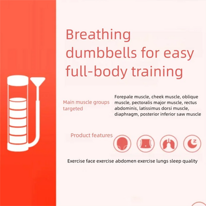 Deep Breathing Trainer Lightweight Practical Abdominal Exerciser