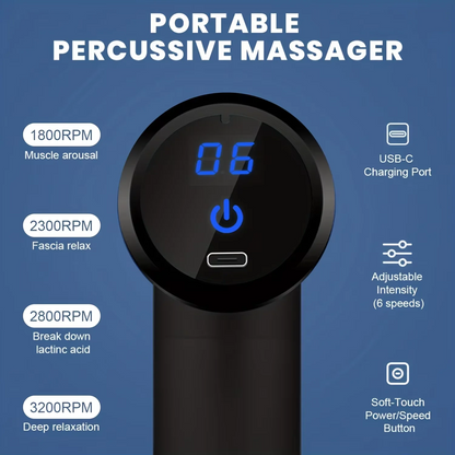 Portable Massage Gun-Rechargeable