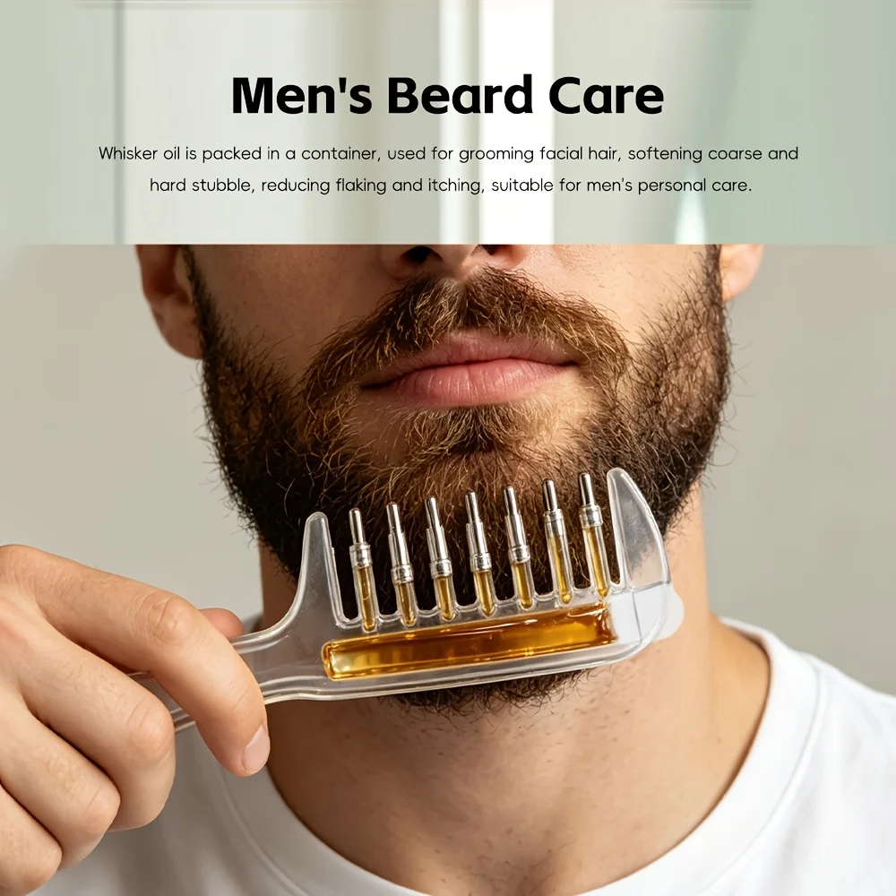 Portable Scalp Massage & Hair Oil Applicator Comb