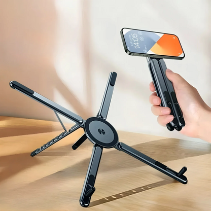 3-in-1 Magnetic Foldable Stand for Laptop,Tablet & Phone