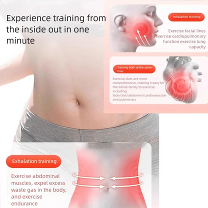 Deep Breathing Trainer Lightweight Practical Abdominal Exerciser