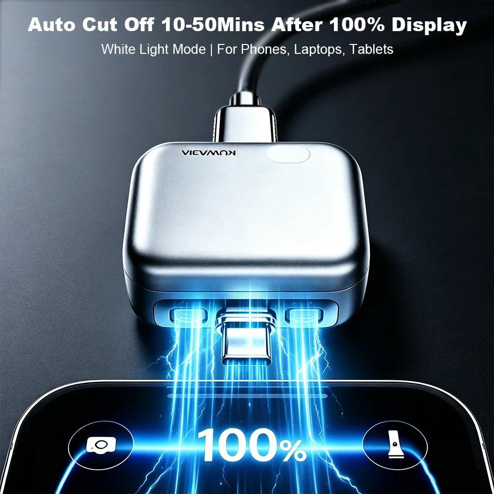 140W Universal Auto Disconnect Charger Adapter Type-C