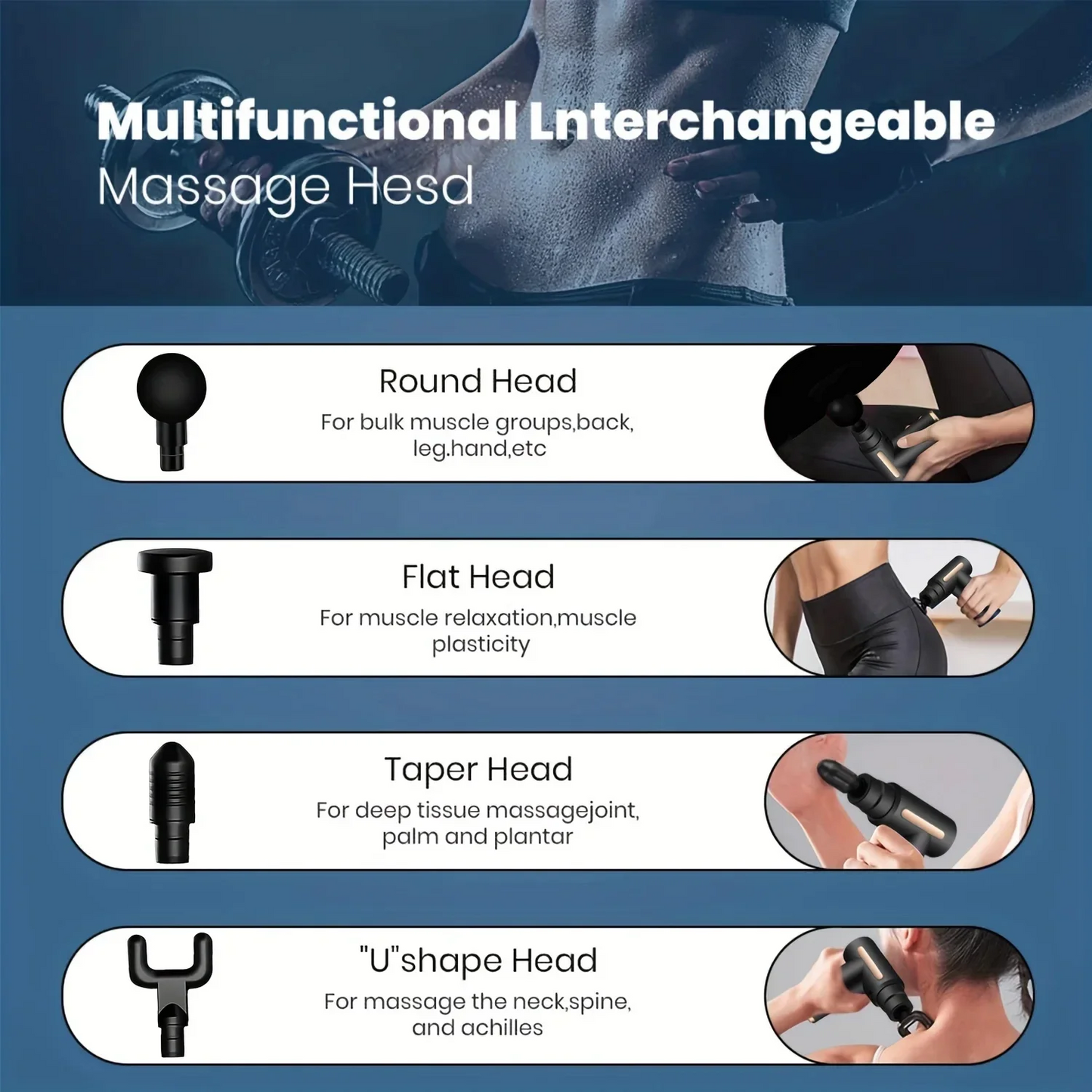 Portable Massage Gun-Rechargeable